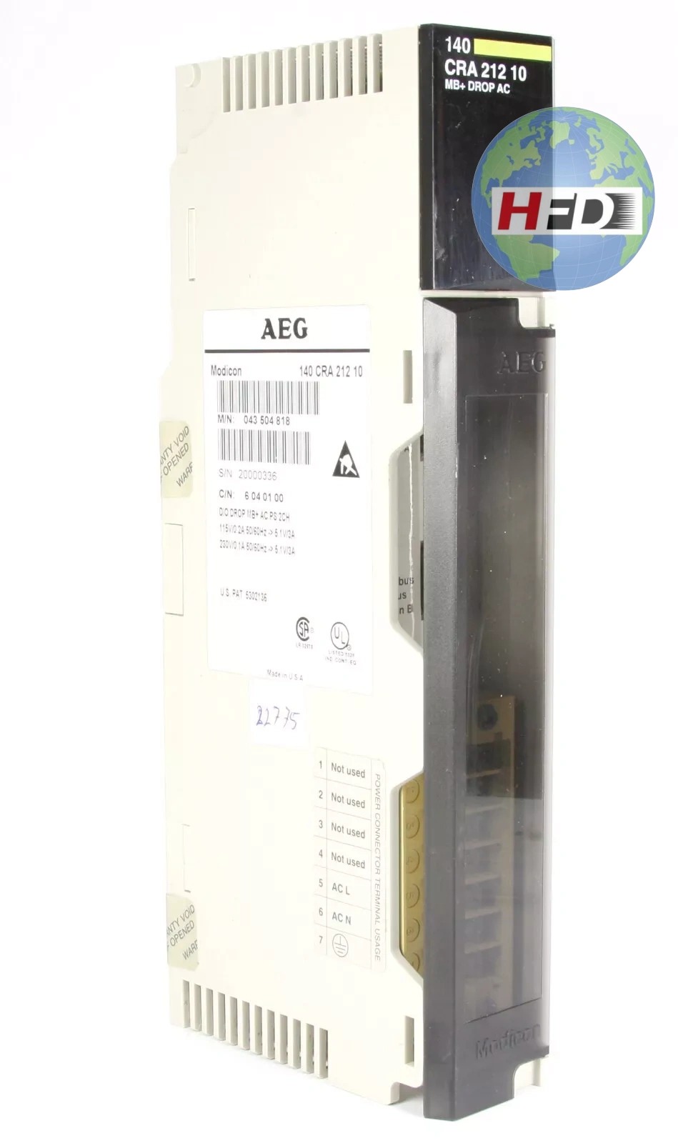 Schneider Electric 140CRA21210 I/O Module - Schneider Electric I/O & Function Modules