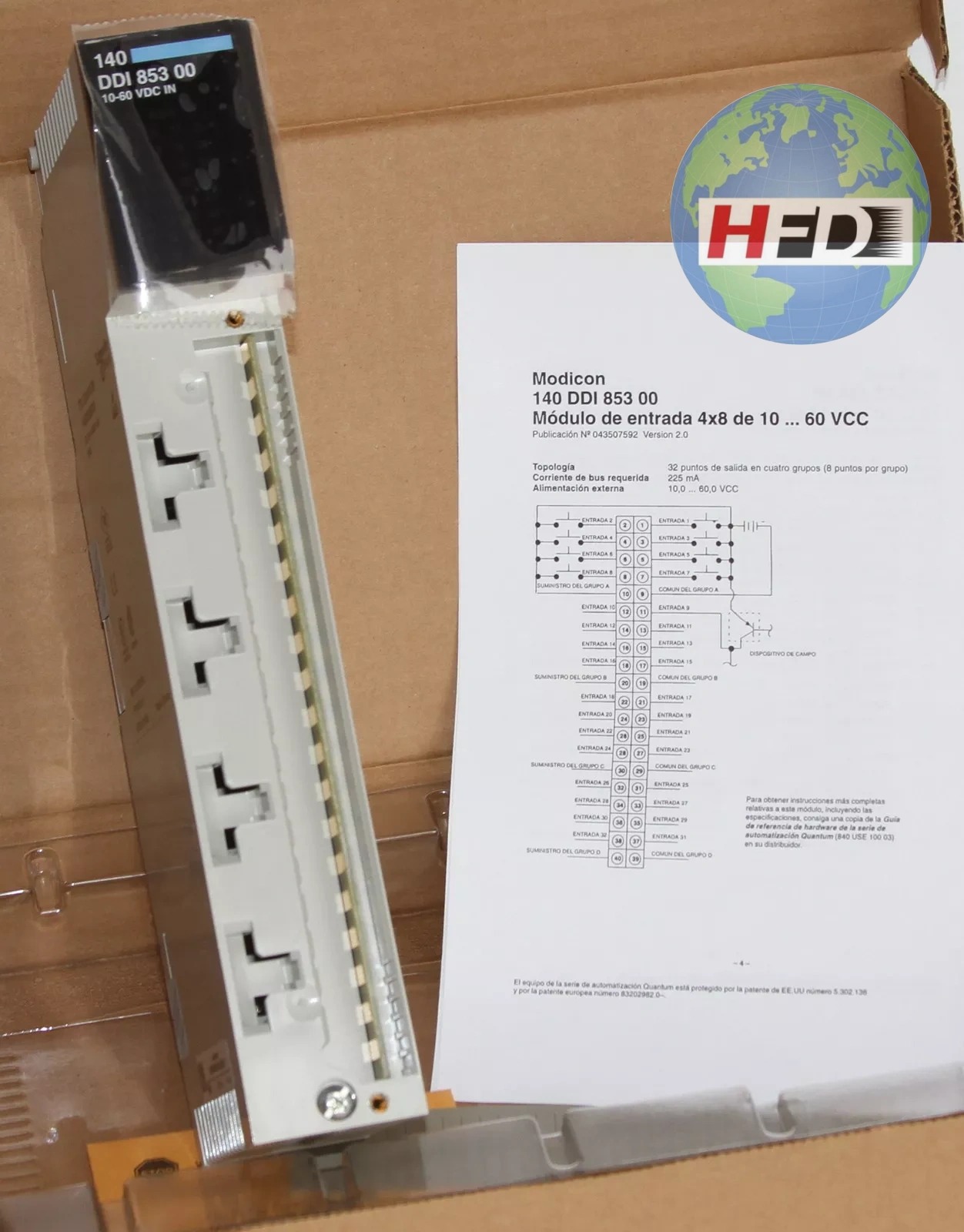 Schneider Electric 140DDI85300 I/O Module - Schneider Electric I/O & Function Modules