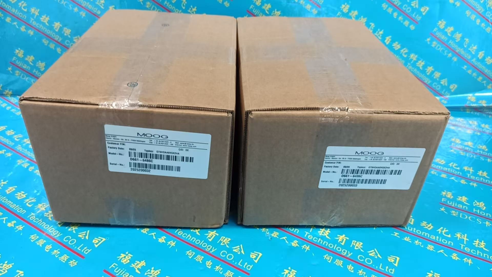 Moog D661-6486C Servo Motor - Moog Servo & Motion