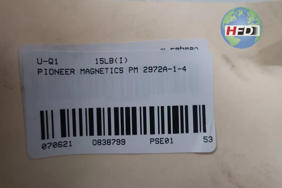 Pioneer Magnetics PM2972A-1-4 - Pioneer Magnetics Spare Parts & Accessories