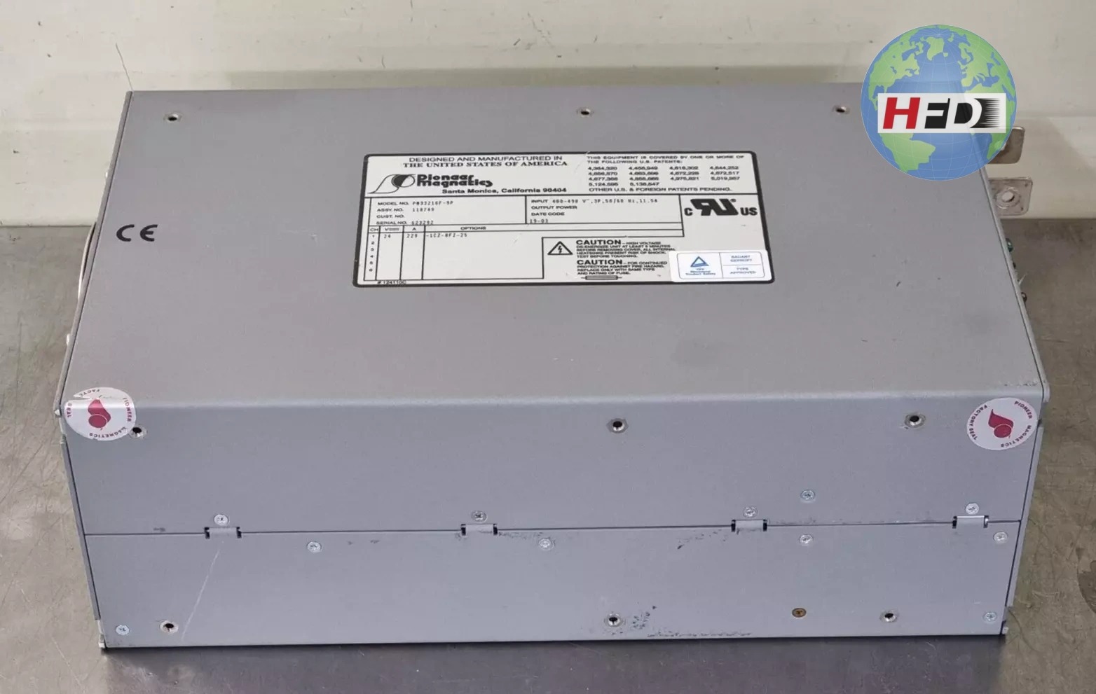 Pioneer Magnetics PM33216F-9P Power Supply - Pioneer Magnetics Power Supplies